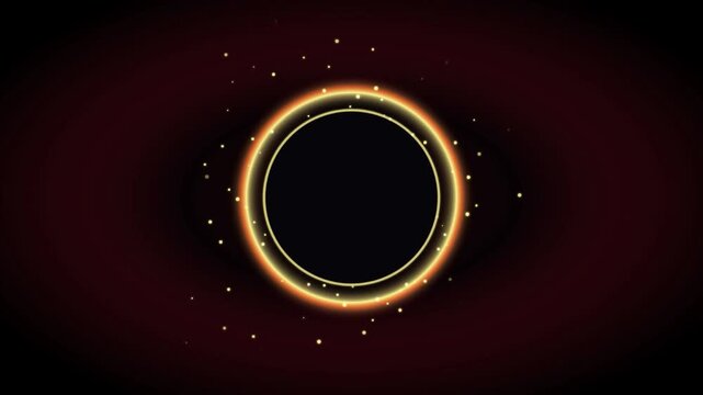 New year 2027 countdown glowing golden ring motion graphics for event