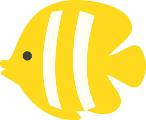 Cute Tropical Fish Illustration for Underwater Ocean Scene © RUMI