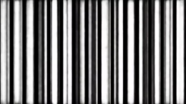 Abstract black and white vertical stripe pattern background.