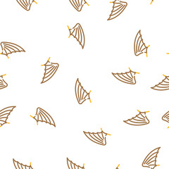 Naklejka premium vampire wing vector seamless pattern vampire wing sign illustration