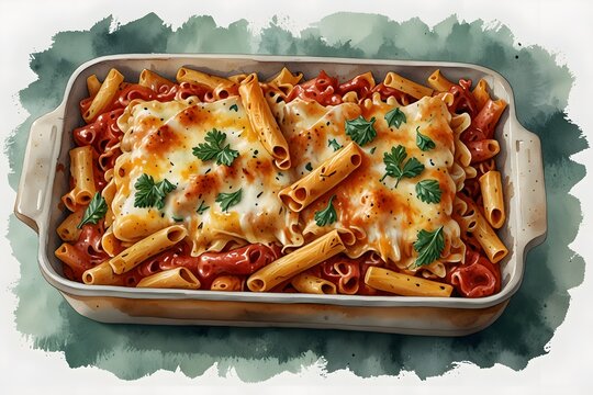 Baked ziti casserole