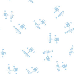 Fototapeta premium tripod head glyph vector seamless pattern. tripod head signthin illustration