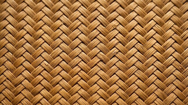 Woven Pattern Texture Close-up Natural Fiber Material