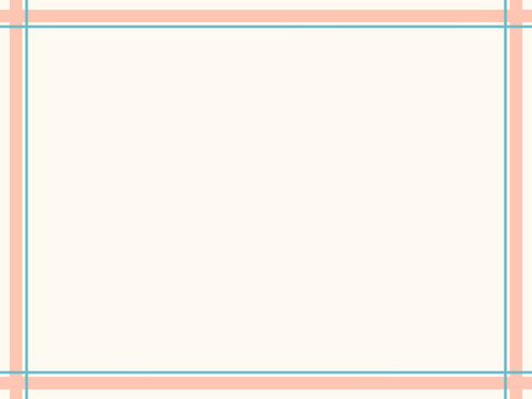 Minimalist Geometric Double Line Frame for Social Media Banner