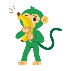Obraz premium Zebra Monkey