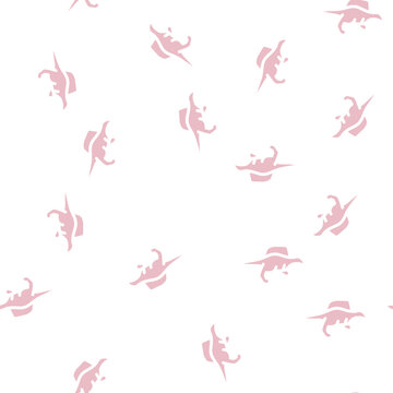 spinosaurus dinosaur glyph vector seamless pattern. spinosaurus dinosaur signthin illustration