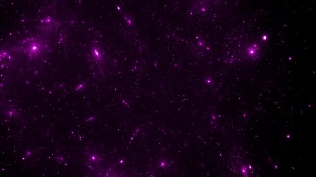 purple sparkling on black background 4k video