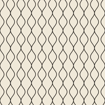 Seamless Japanese Tatewaku Wave Pattern Vector Sumi