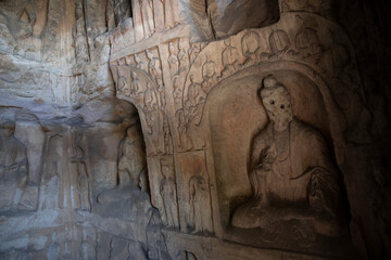 Obraz premium No.27 Grottoe of the Yungang Buddhist grottoes
