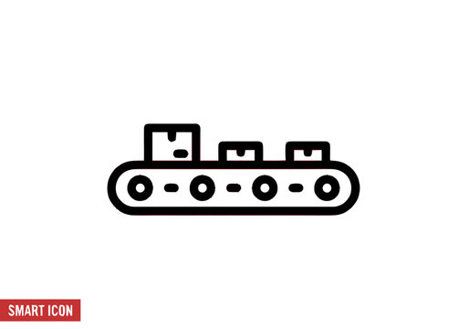 Industrial Tanker Transport Vehicle Icon.