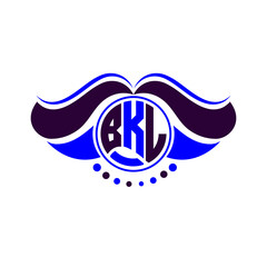 Naklejka premium BKL letter logo creative design. BKL unique design