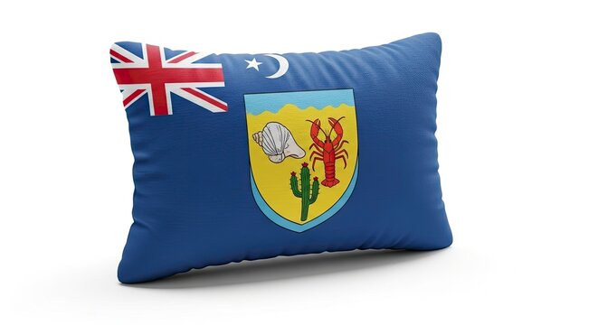 Flag of Bermuda on a decorative pillow for travel and tourism