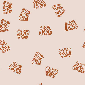 stitch markers embroidery hobby line seamless pattern stitch markers embroidery hobby thin line illustration