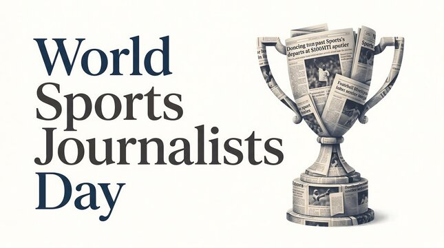 World Sports Journalists Day Trophy Award.