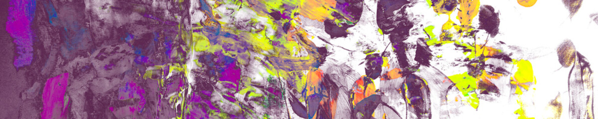 Naklejka premium Acrylic Painting. Delicate Paint Artistic.