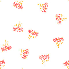 Fototapeta premium blaze fire vector seamless pattern blaze fire sign illustration