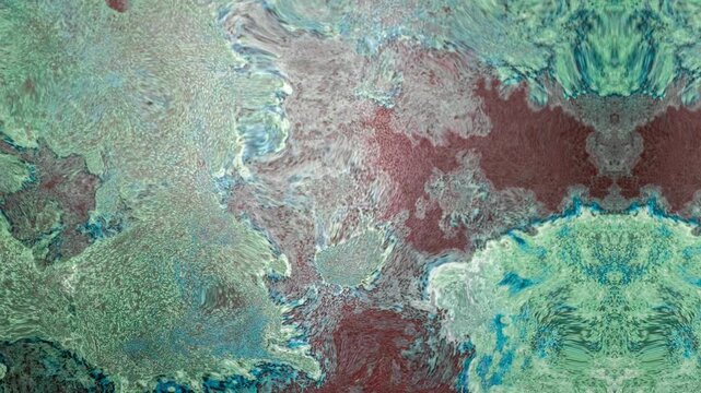Abstract Copper Patina Surface with Turbulent Fluid Motion Background 4k