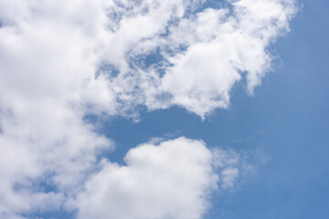 Fototapeta premium 晴れた日の綺麗な空 