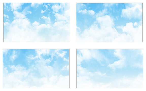 Sky cloud blue nature background paronama web cloudy summer winter season day, light beauty horizon spring calm abstract backdrop air nature view wallpaper landscape environment. Sky collection.