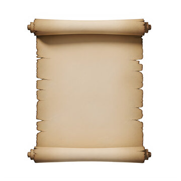 Traditional japanese room divider screen with wooden frame isolated on white background
