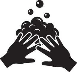 Obraz premium Wash your hands vector icon