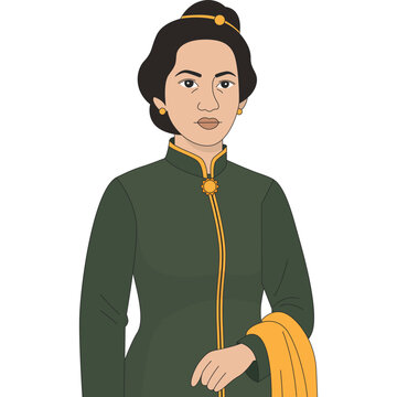 Illustration of Cut Nyak Dhien