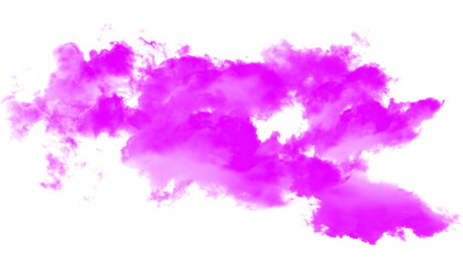 Vibrant Magenta Smoke Cloud PNG Isolated on Transparent Background with Neon Vapor Effect and Dynamic Atmospheric Texture for Design © Shahadat Graphics