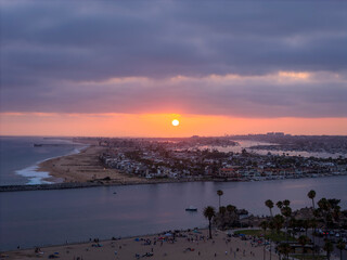 Fototapeta premium Sunset over the Peninsula