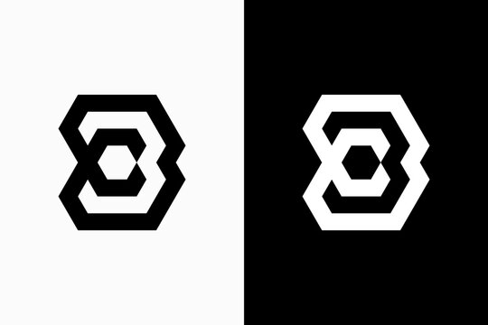 Initials BC Vector Logo Premium 
