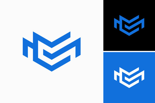Initials MC Vector Logo Premium 

