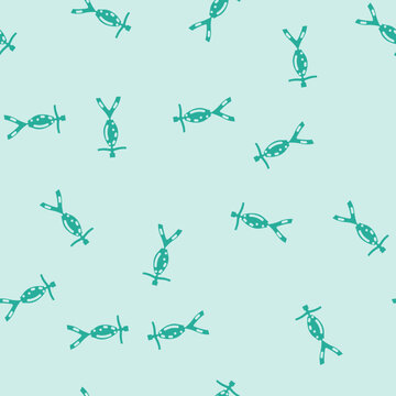 aortic aneurysm cardiology disease glyph vector seamless pattern. aortic aneurysm cardiology disease thin illustration