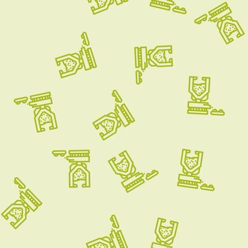 dri furnace steel production line seamless pattern dri furnace steel production thin line illustration