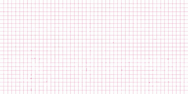 Pink Grid Pattern On White Background Graph Paper Style
