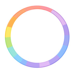 Fototapeta premium kawaii Rainbow clipart collection