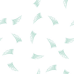 Naklejka premium abstract wing glyph vector seamless pattern. abstract wing thin illustration