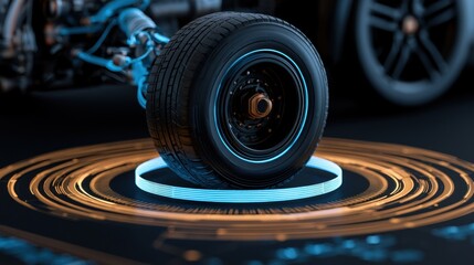 Fototapeta premium Automotive industry companies develop cars, trucks, and transportation technologies through research, engineering, production, and quality control to deliver safe and reliable mobility. 