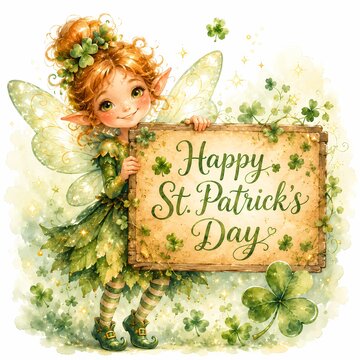 happy st patricks day fairy