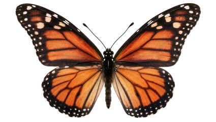 Monarch butterfly with orange and black wings © Carmen