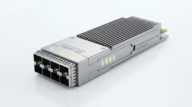 High-speed optical transceiver module for advanced network infrastructure and data communication applications