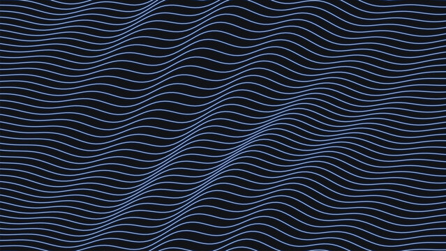 Abstract background with wavy lines, digital wave pattern, flowing liquid motion, futuristic technology design element