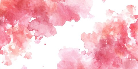 Fototapeta premium Beautiful Pink Watercolor Background