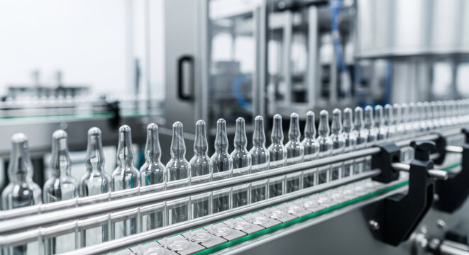 Ampoule vial glass syringe pharmacy production line fda drug approvals sterile manufacturing medical packaging