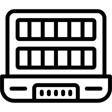 new line icon design