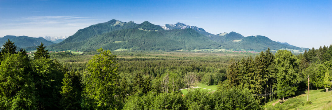 Panorama Chiemgauer Alpen