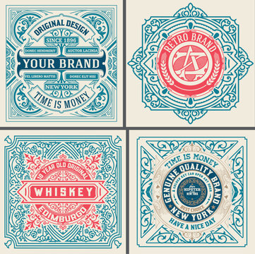 Vintage Liquor Label
