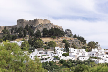 Obraz premium Near Lindos on Rhodos Island, Greece