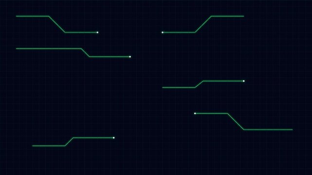 Digital Circuit Board Line Motion Tec