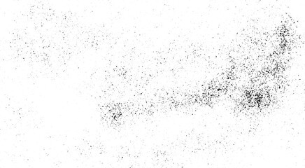 Obraz premium Monochrome Distressed Grunge Overlay with Grain Noise, Dust Stains and Scratched Abstract Texture Background Design.