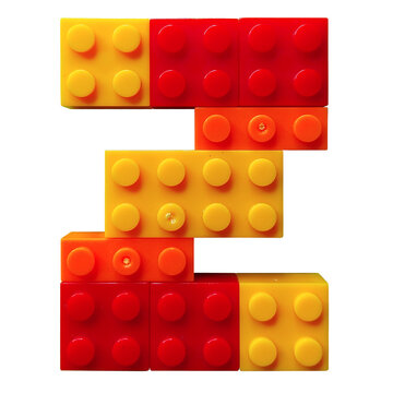 plastic toy blocks letter z