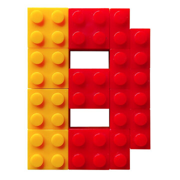 plastic toy blocks letter b
